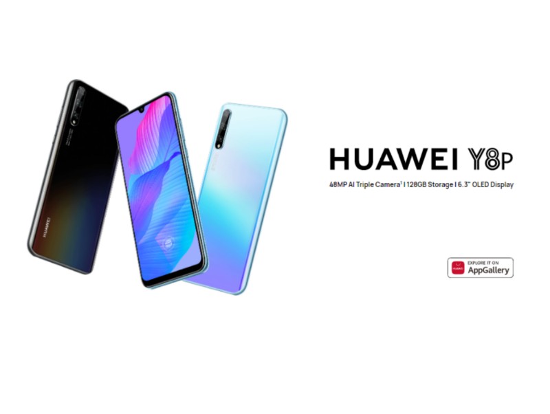 Huawei Y8p diluncurkan dengan tiga kamera