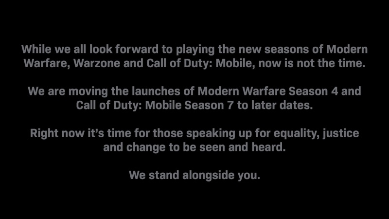 Solidaritas pada George Floyd, Activision tunda update gim Call of Duty 
