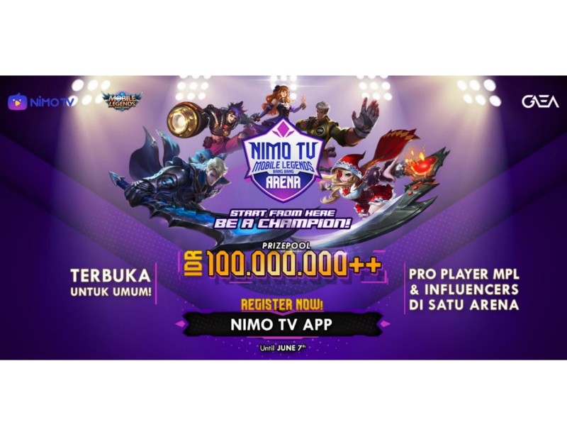 Nimo TV gelar turnamen online Mobile Legends