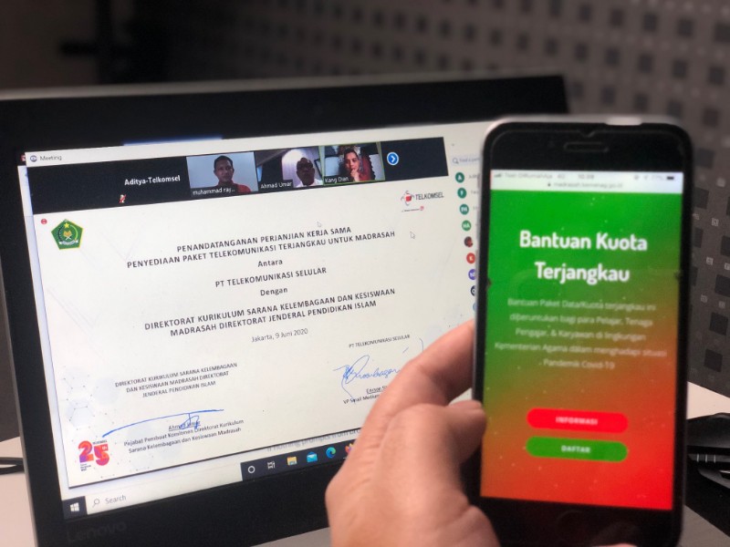 Telkomsel dan Kemenag RI hadirkan program Penyediaan Kuota Terjangkau