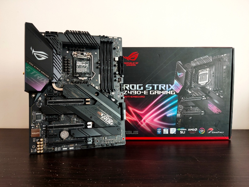 ASUS ROG Strix Z490-E Gaming, motherboard flagship harga mid-range