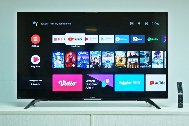 Review Sharp Aquos Android TV 2T-C50BG1i: Fiturnya asyik