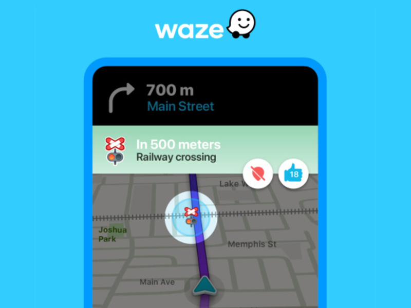 Kini Waze peringatkan pengguna saat mendekati perlintasan kereta api