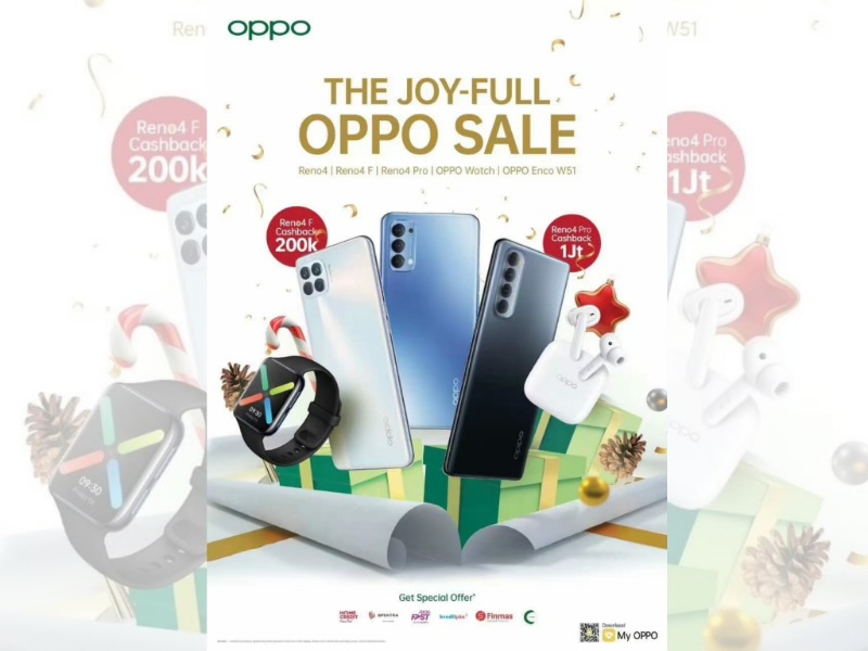 OPPO gelar The Joy-Full OPPO Sale, cashback hingga satu juta