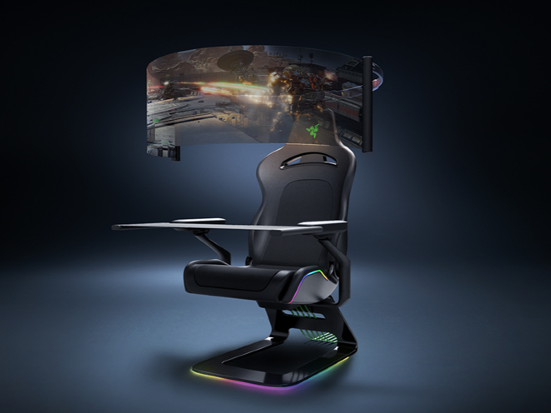 Razer punya konsep kursi gaming dengan layar gulung