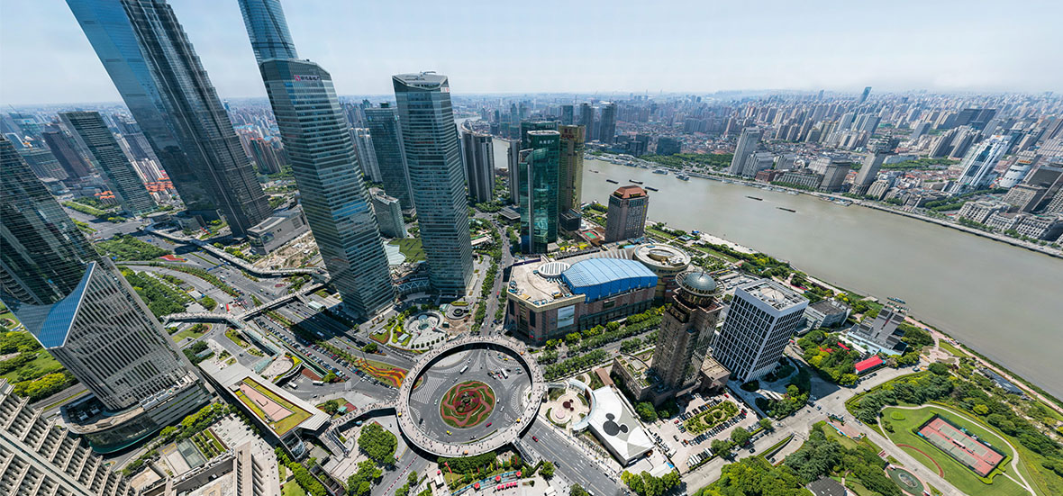 Berikut penampakan foto kota Shanghai dengan resolusi 195 gigapiksel