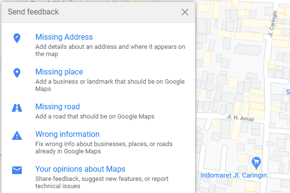 Pengguna bisa gambar jalan yang belum terdaftar di Google Maps