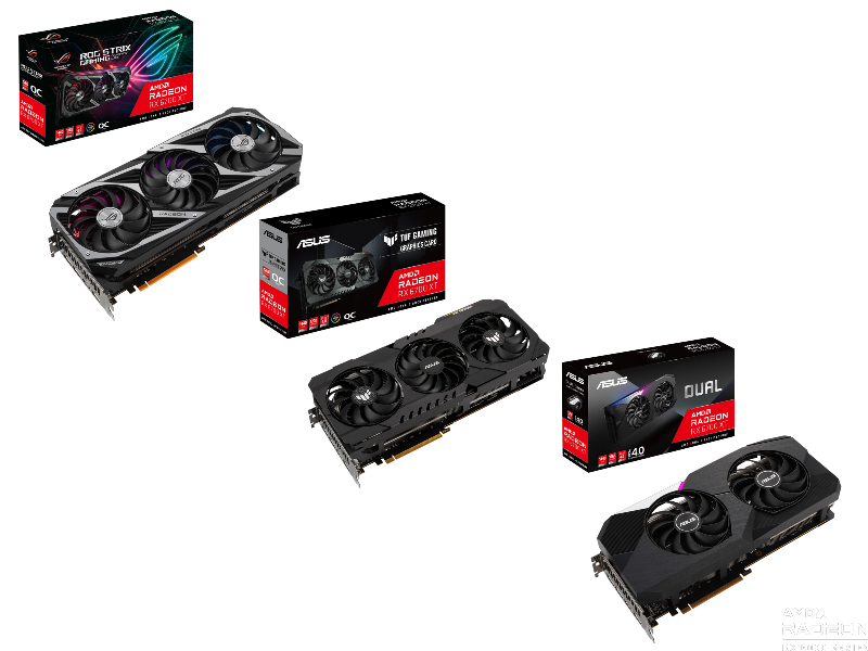 ASUS perkenalkan 3 AMD Radeon RX 6700 XT