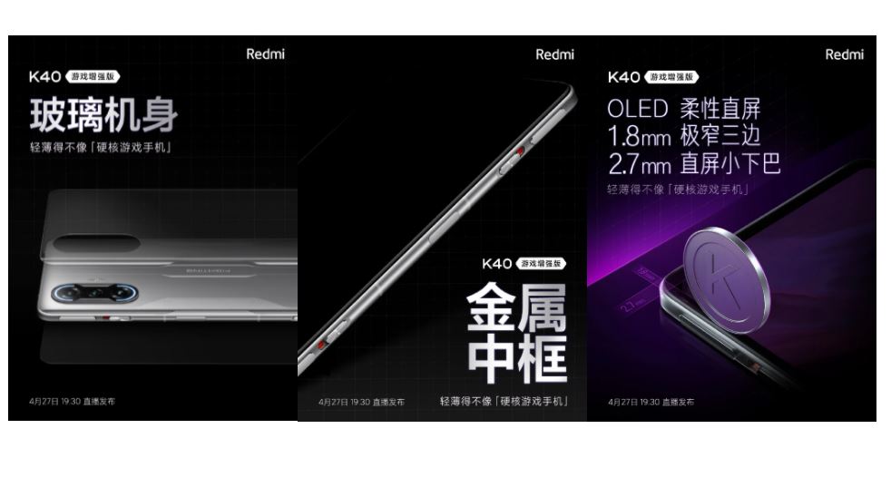 Redmi K40 Game Enhanched Edition punya LED RGB di kamera