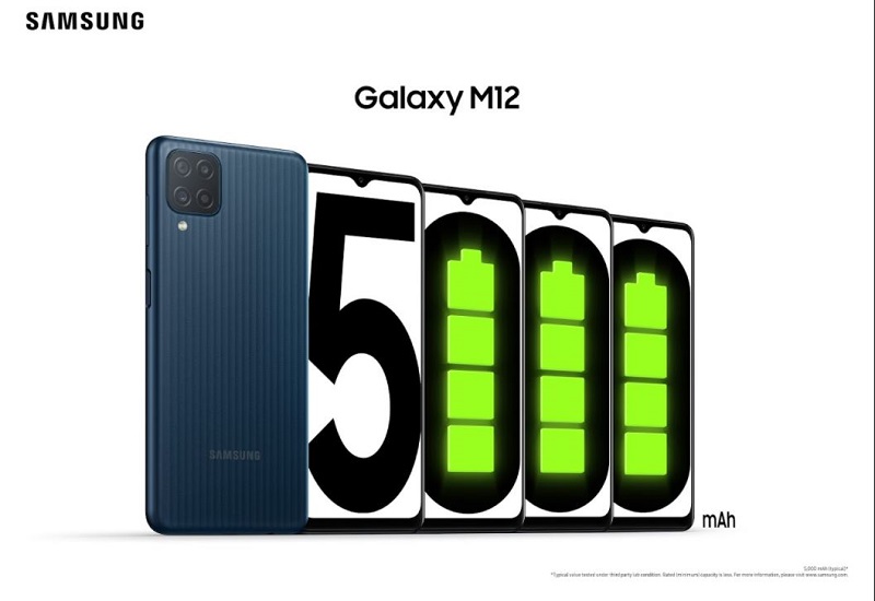 Samsung Galaxy M12 hadir dengan refresh rate 90 Hz harga 1 jutaan