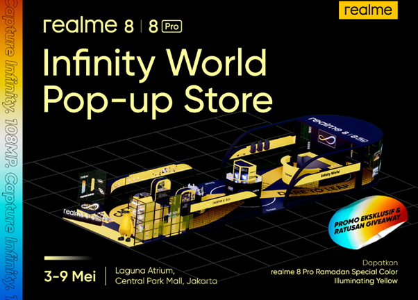 Realme hadirkan Infinity World Pop-up Store di Central Park