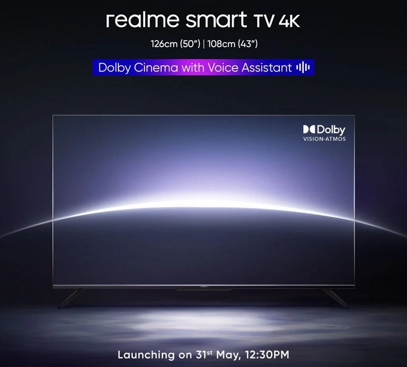Smart TV baru Realme bakal rilis 31 Mei