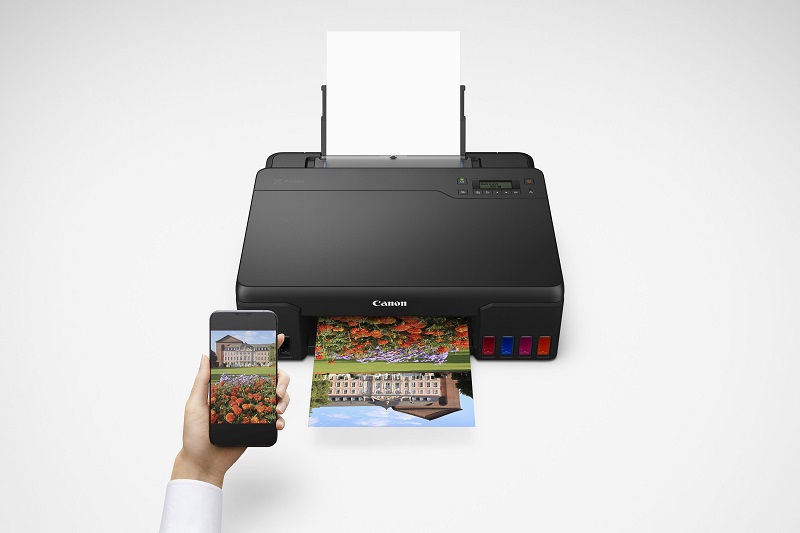 Canon punya printer  tinta  bertangki untuk  cetak  foto 