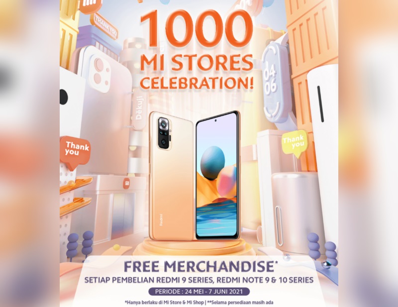 Xiaomi rayakan 1000 toko bersama Mi Fans 