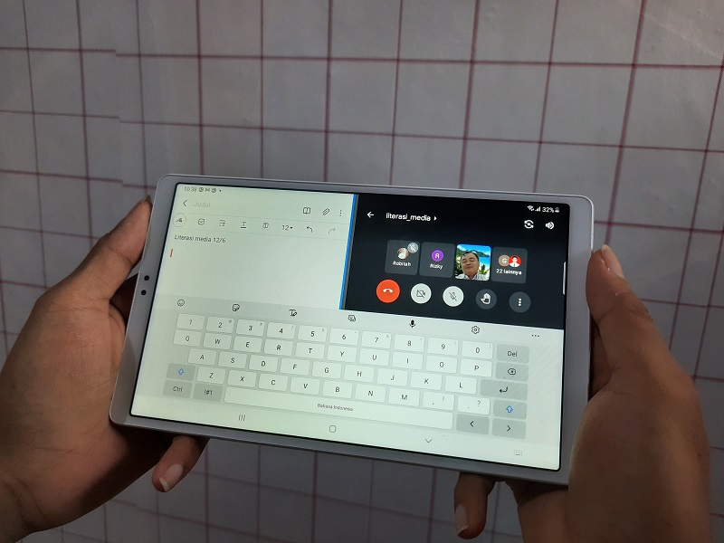 Review Galaxy Tab A7 Lite, bikin belajar dari rumah makin asyik