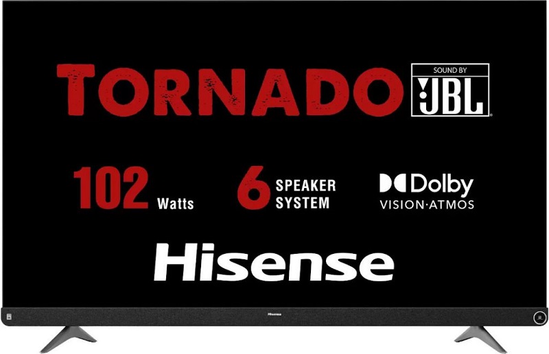 Smart TV Hisense Tornado 4K punya 6 speaker JBL berdaya tinggi
