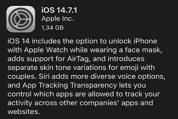 Apple rilis iOS 14.7.1 untuk atasi serangan hacker