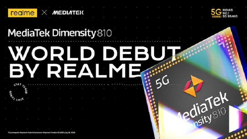 Realme akan rilis smartphone Dimensity 810 pertama di dunia