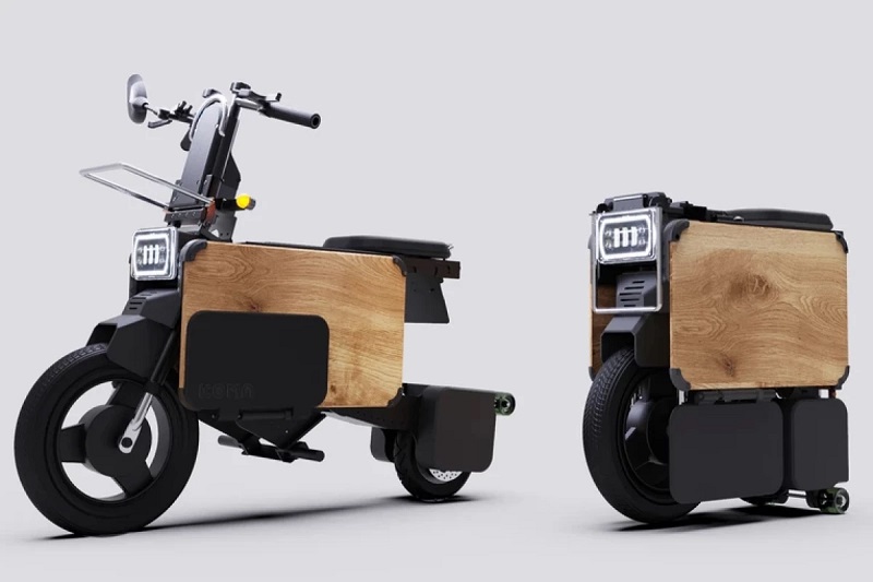 Startup Jepang bikin motor listrik lipat