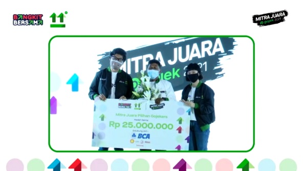 Gojek Mitra Juara 2021, apresiasi Gojek untuk mitra inspiratif