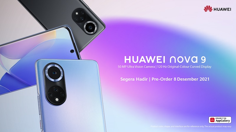 Huawei Nova 9 dipastikan rilis di Indonesia 8 Desember