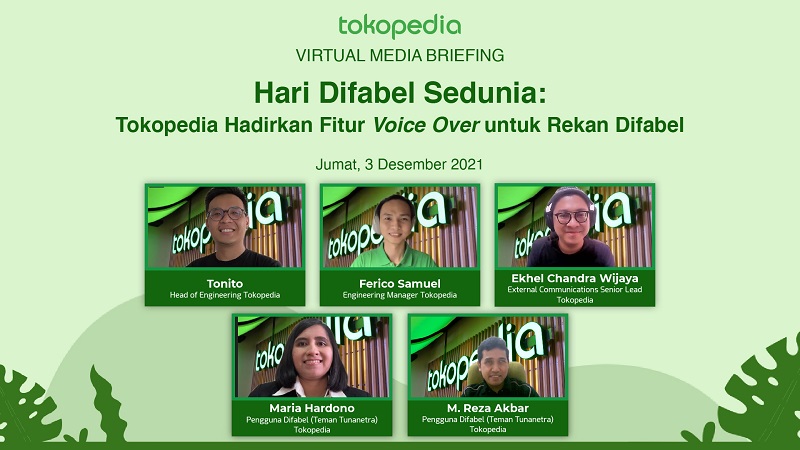 Rangkul pengguna difabel, Tokopedia hadirkan fitur Voice Over