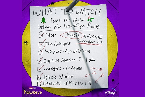 Daftar film MCU yang harus ditonton sebelum episode final Hawkeye