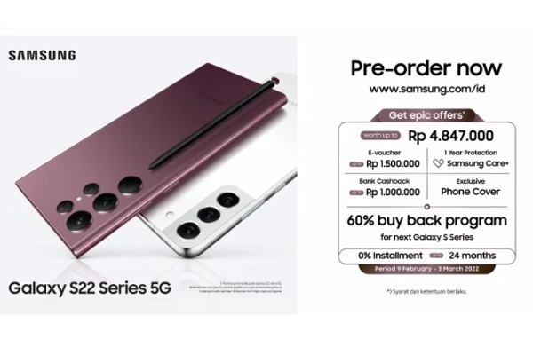 Pre-order Galaxy S22 Series di Indonesia dimulai, ini harga resminya