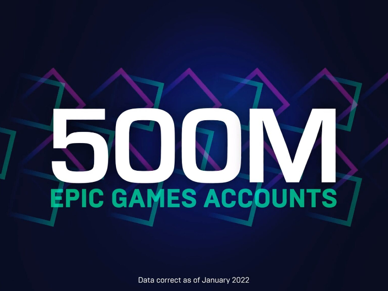 Kini ada lebih dari 500 juta pengguna di Epic Games