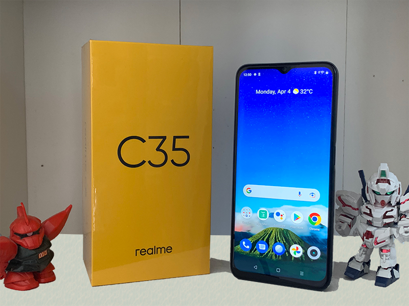 realme C35, smartphone paling stylish di harga Rp2 juta-an