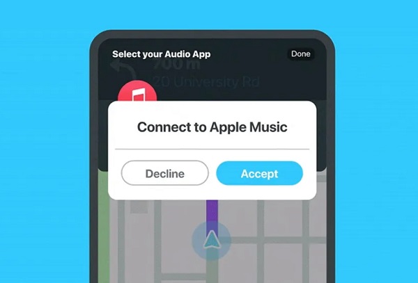 Apple Music kini terintegrasi dengan Waze