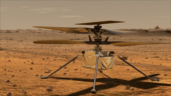 Ingenuity abadikan lautan pasir di Mars