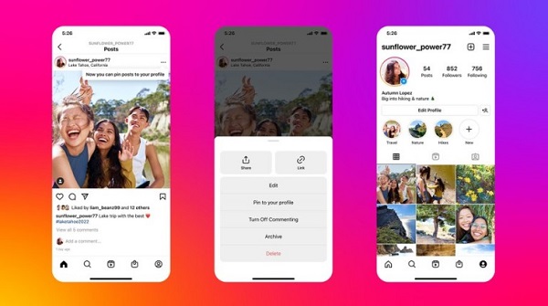Pengguna Instagram kini bisa Pin konten ke paling atas profil, ini caranya