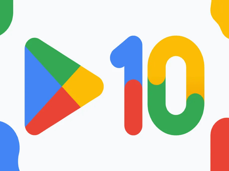 Rayakan ulang tahun ke-10, Google Play tampil dengan logo baru