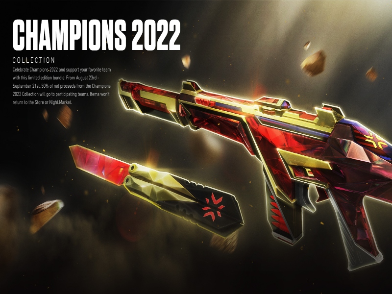 Riot Games rilis skin senjata Valorant Champions 2022