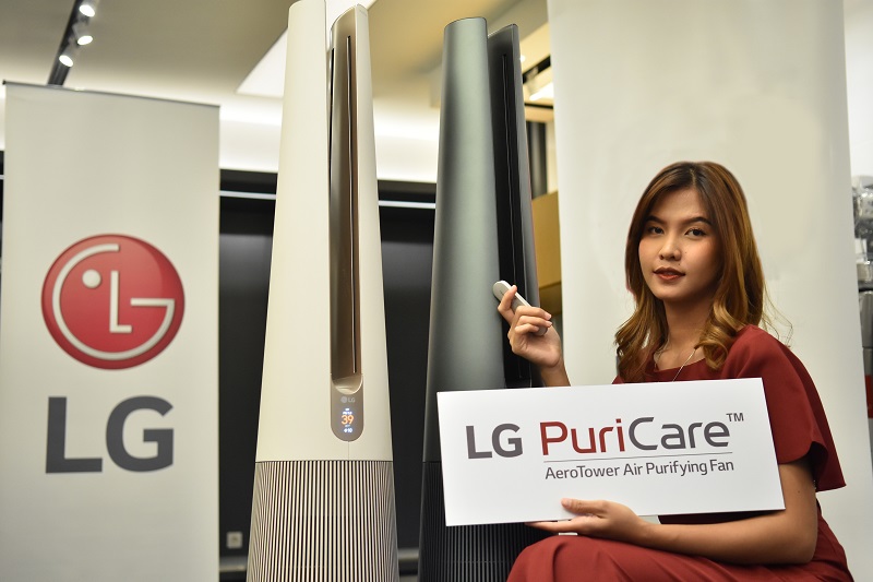LG kenalkan pembersih udara Puricare AeroTower ke Indonesia