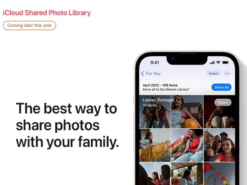 Fitur iCloud Shared Photo Library di iOS 16 baru datang akhir tahun