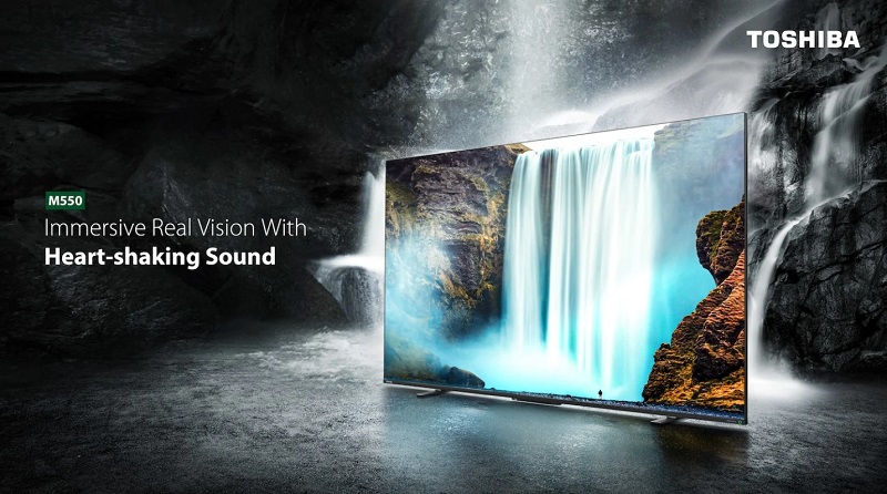 Smart TV Toshiba M550k tawarkan audio imersif