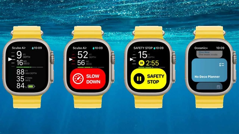 Aplikasi Oceanic+ bisa ubah Apple Watch jadi komputer selam
