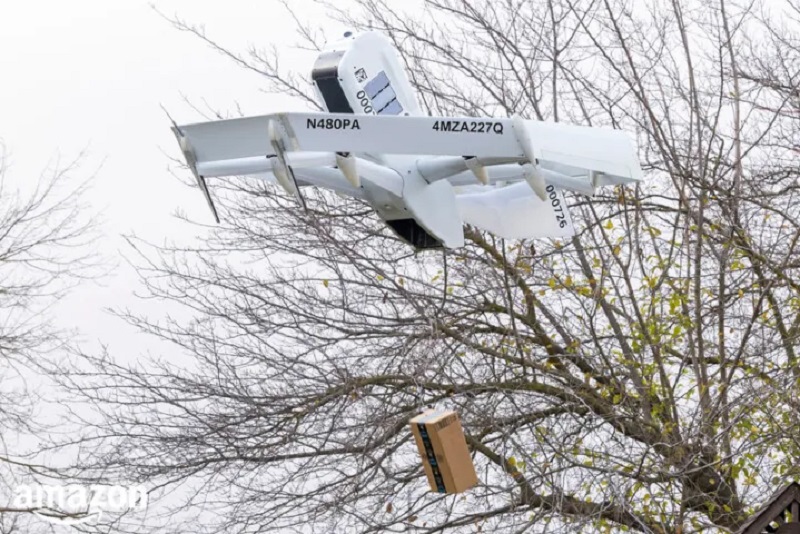 Amazon mulai uji delivery pakai drone di dua kota