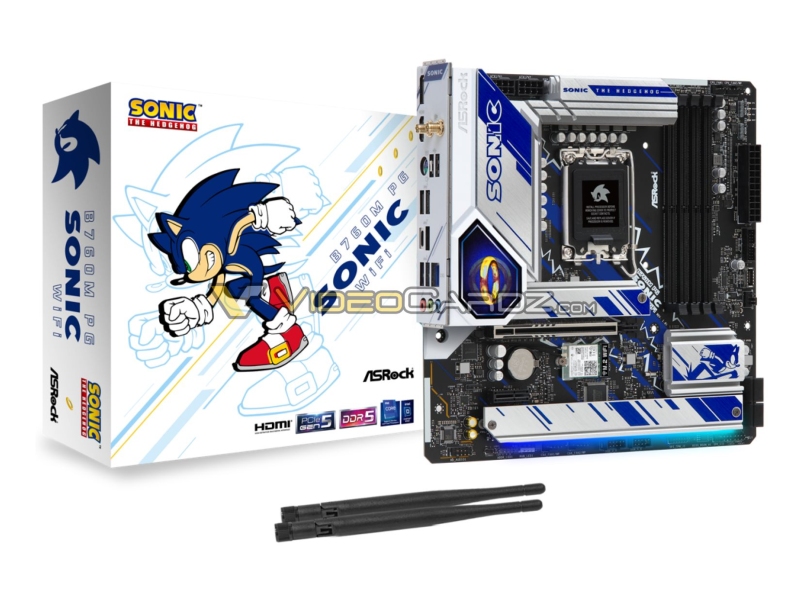 ASRock hadirkan motherboard bertemakan Sonic the Hedgehog 
