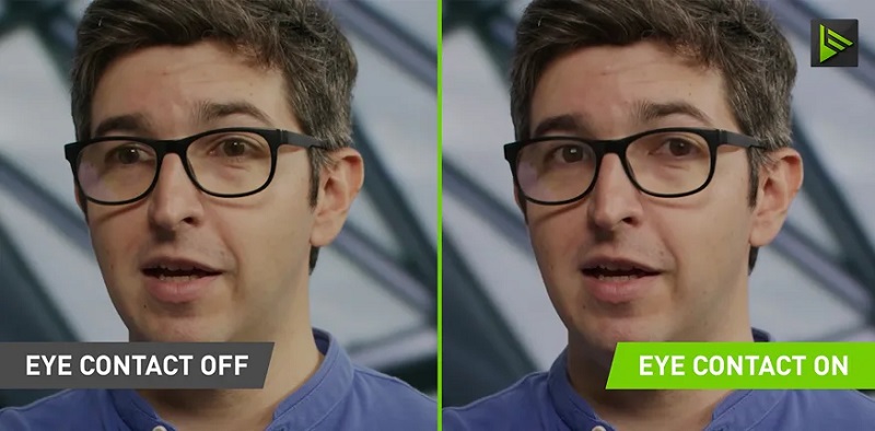 Nvidia Broadcast bisa jaga kontak mata meski teralihkan