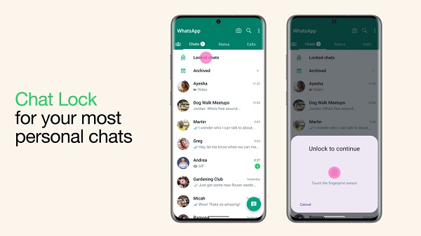 WhatsApp hadirkan Chat Lock untuk kunci pesan paling pribadi