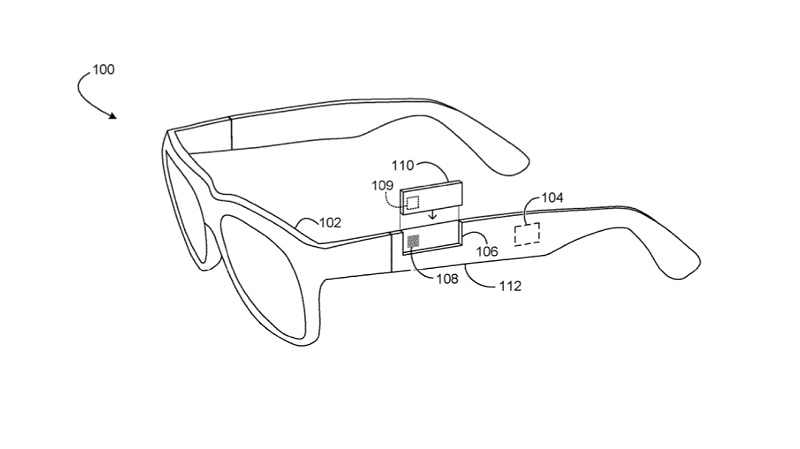 Microsoft patenkan kacamata AR dengan baterai swappable