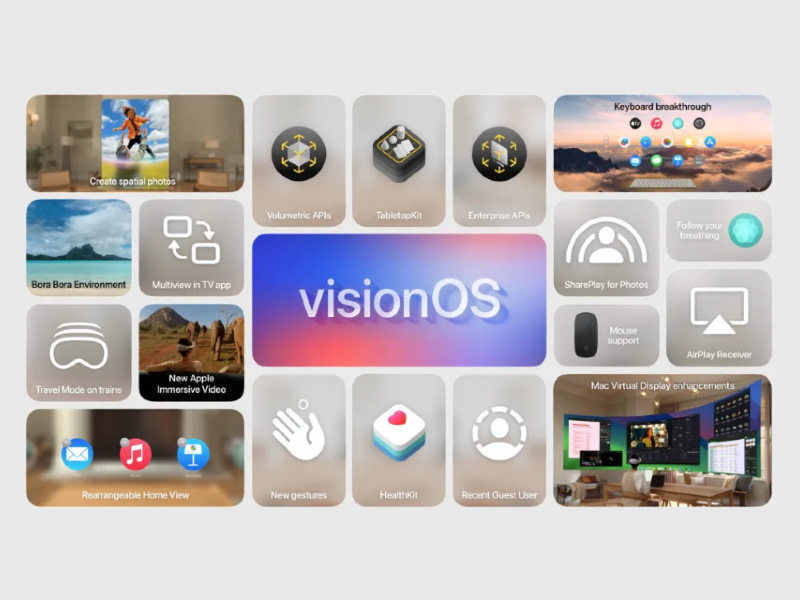 visionOS 2 diumumkan, bisa tampilkan 2 layar 4K saat terhubung ke MacBook