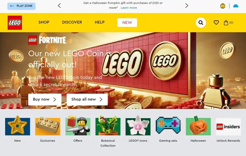 Website LEGO diretas untuk dorong penipuan kripto