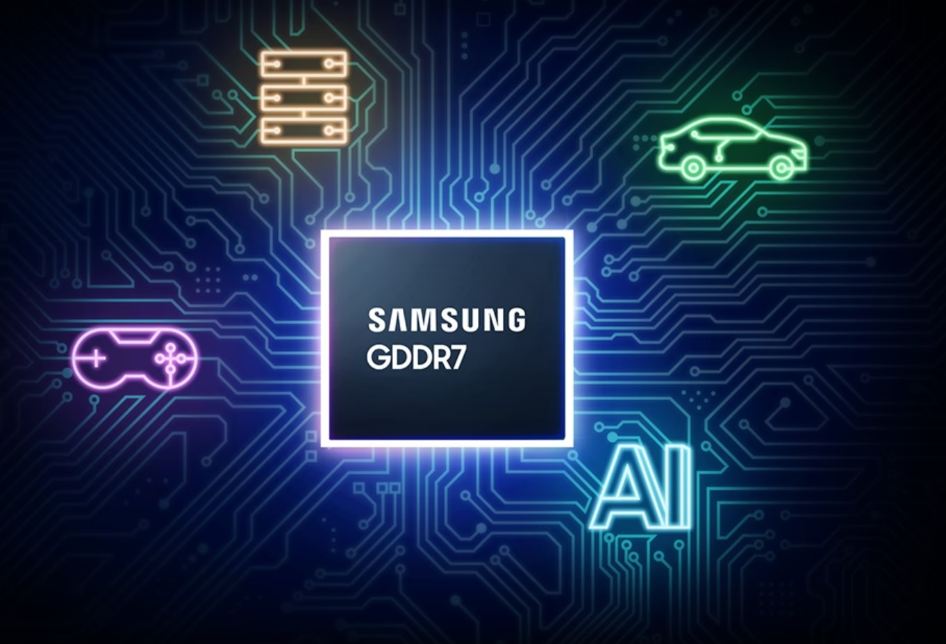 Terobosan baru Samsung: DRAM GDDR7 24 GB pertama di dunia