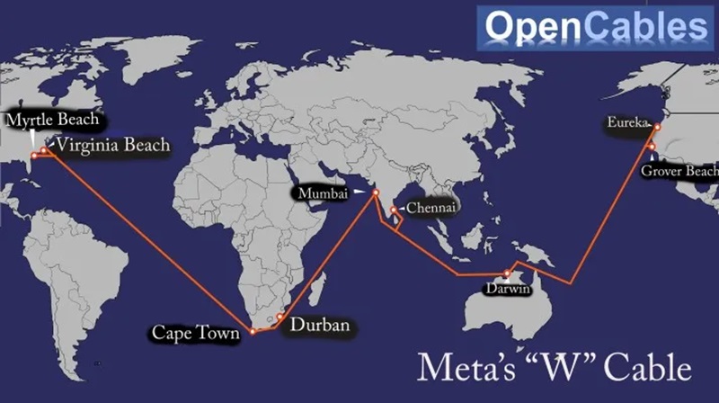 Meta berencana membangun kabel internet bawah laut berbiaya Rp159 triliun