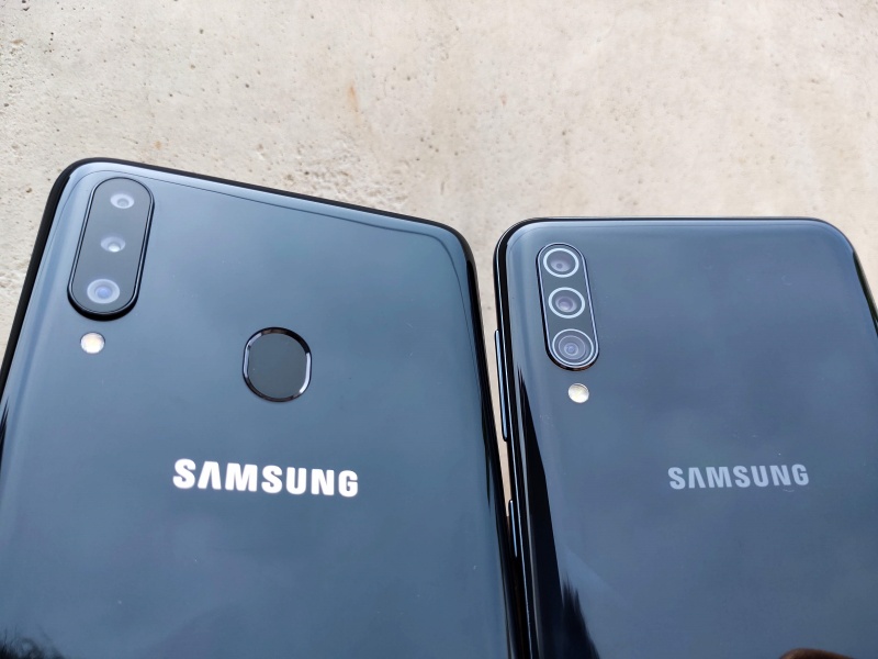 Desain Samsung Galaxy A20s dan A30s