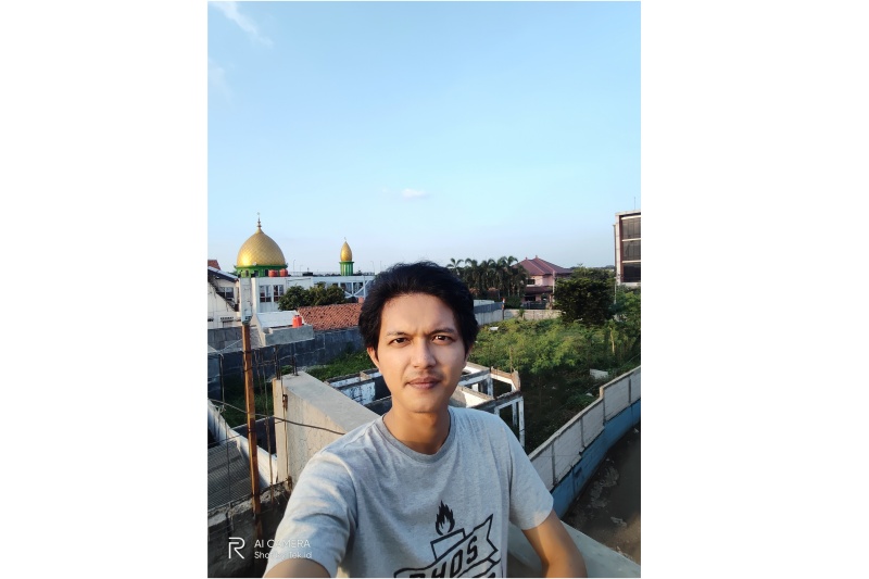 Hasil foto selfie Realme X50 Pro 5g